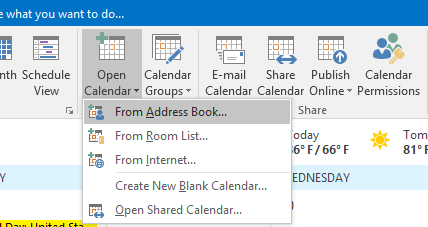 Shared Calendar